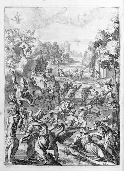 Ovidius (Ovidius) - illusztráció a 15. könyvhöz - (P. Ovidius: Az éjszaka metamorfózisai alkotó: Unknown artist