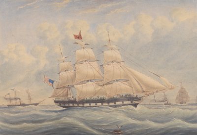 Ivanhoe csomaghajó 1849 alkotó: Unknown artist