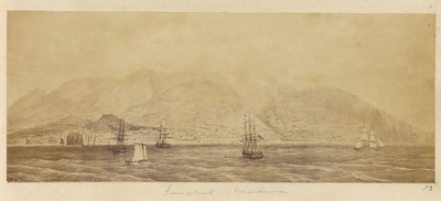 [A kikötő panorámája, Funchal, Madeira] alkotó: Unknown artist