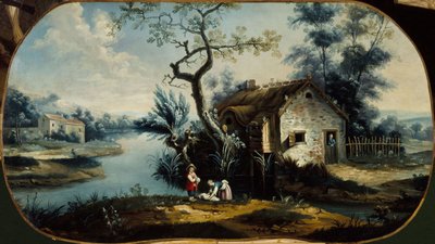 Pásztori jelenet. 1701 és 1800 között (olaj, vászon) alkotó: Unknown artist
