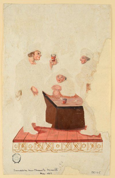 Parasztok egy kabaréban alkotó: Unknown artist
