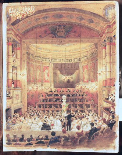 Bach Passiójának előadása, az Ősi Konzervatóriumban alkotó: Unknown artist