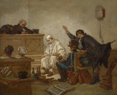 Pierrot a Büntetőbíróságon alkotó: Unknown artist