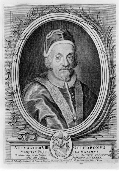 VIII. Sándor pápa (1610-1691). alkotó: Unknown artist
