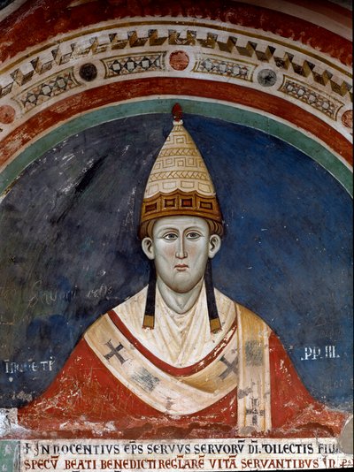 Innocent III pápa részlete alkotó: Unknown artist