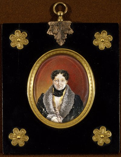 Charles Louis (Charles-Louis) Didelot (1767-1837) balettmester portréja (C. L. Didelot balettmester portréja). Névtelen mű, olaj, karton, 1820 körül. 19. századi portré, klasszicizmus. Állami Színház- és Zeneművészeti Múzeum, Saint Peters alkotó: Unknown artist
