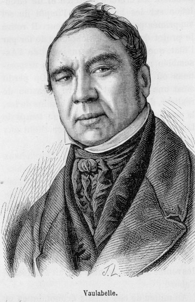 Achille Tenaille de Vaulabelle (1799-1879), francia nemzeti oktatási miniszter portréja. alkotó: Unknown artist