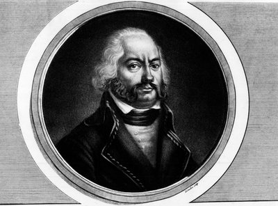 Adam Philippe, Custine gróf (1740-1793), francia tábornok portréja. Metszet a „” A francia forradalom történelmi festményeinek teljes gyűjteménye, három kötetben.””” 1804. alkotó: Unknown artist