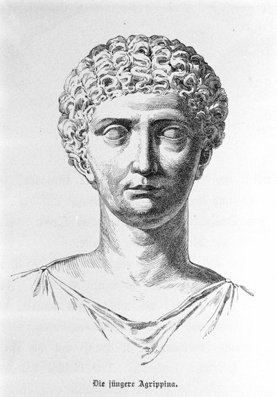 Fiatal Agrippine (16-59) portréja. alkotó: Unknown artist