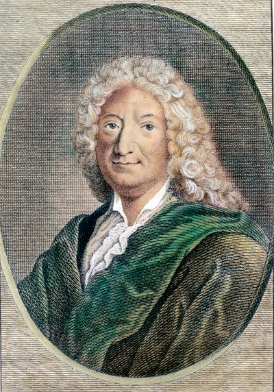 Alain Rene Lesage (Alain-Rene Le Sage) (1668-1747) francia író portréja. 18. századi metszet. Magángyűjtemény alkotó: Unknown artist