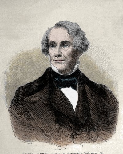 Samuel Finley Breese Morse (1791-1872) amerikai feltaláló portréja. alkotó: Unknown artist