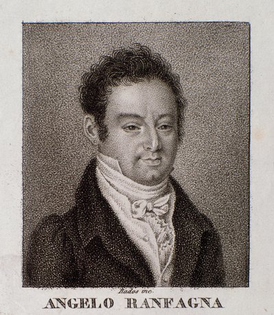 Angelo Ranfagna portréja (metszet) alkotó: Unknown artist
