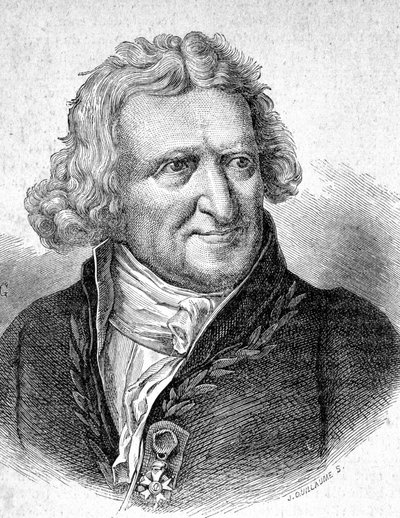 Antoine Augustin Parmentier (1737 - 1813), francia katonai gyógyszerész és agronómus portréja - a „Les Contemporains”-ban, n.d. század vége. alkotó: Unknown artist