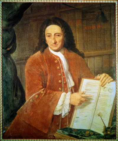Apostolo Zeno (1668-1750) librettista és költő portréja. alkotó: Unknown artist