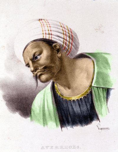Averroes portréja (1126 - 1198). alkotó: Unknown artist