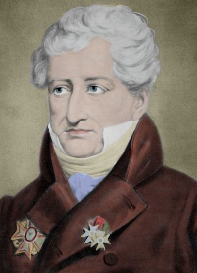 Georges Cuvier báró (1769-1832) francia természettudós portréja. alkotó: Unknown artist