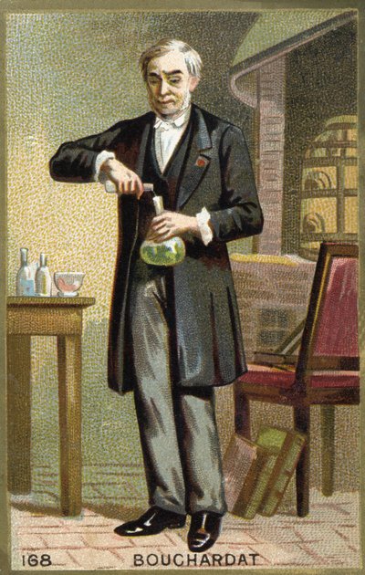 Bouchardat portréja. 19. századi kromolitográfia. alkotó: Unknown artist