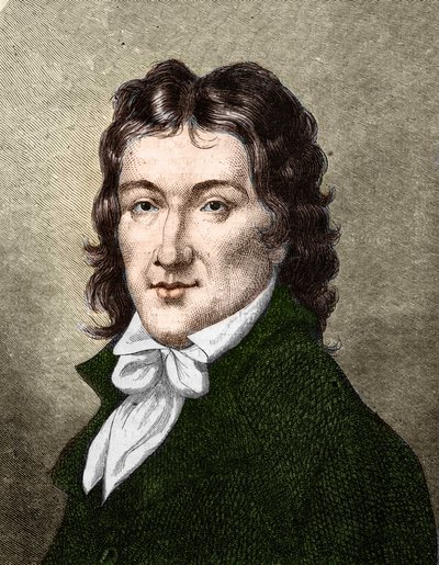 Camille Desmoulins (1760-1794) francia politikus portréja. alkotó: Unknown artist