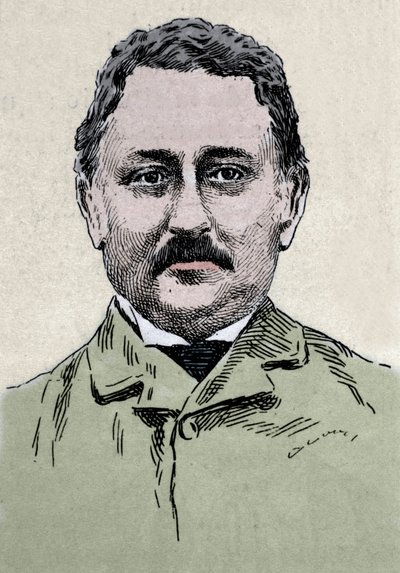 Cecil John Rhodes (1853-1902) brit üzletember és gyarmati adminisztrátor portréja. alkotó: Unknown artist