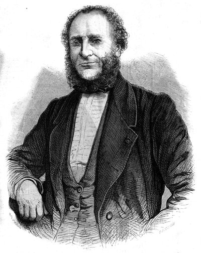 Doktor Jobert de Lamballe (1799-1867) francia sebész portréja. Metszet „A jeles univerzumban” alkotó: Unknown artist