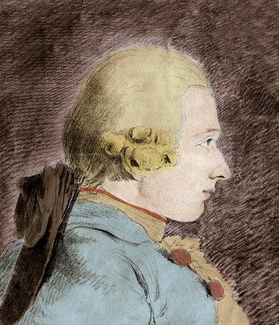 Donatian Alphonse Francois de Sade (1740-1814) portréja (Marquis de Sade) - Van Loo nyomán alkotó: Unknown artist