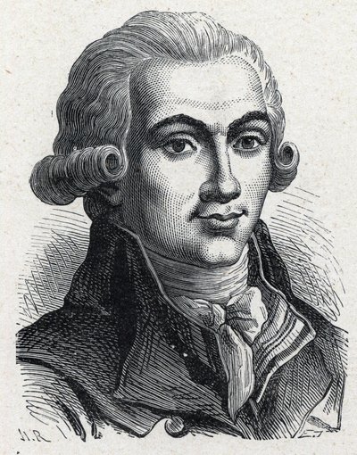 Elie Guadet (1758-1794), francia forradalmár portréja. alkotó: Unknown artist