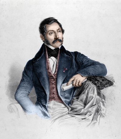 Felice Romani librettista, költő és olasz kritikus (1788-1865) portréja. alkotó: Unknown artist