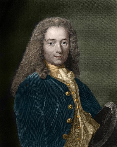 Francois-Marie Arouet, Voltaire (1694-1778) francia író és filozófus portréja. alkotó: Unknown artist