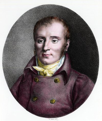 Francois Xavier Bichat (1771-1802) francia orvos portréja. 18. századi metszet. Magángyűjtemény. alkotó: Unknown artist