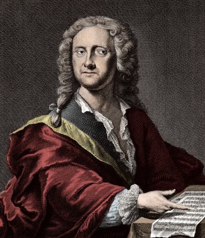 Georg Philipp Telemann (1681-1767) német zeneszerző portréja alkotó: Unknown artist