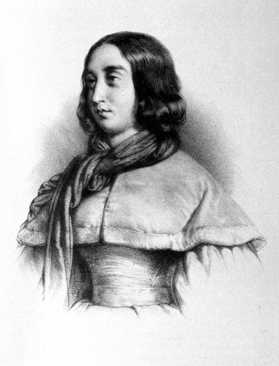 George Sand (Aurore Dupin, Baronne Dudevant) portréja (1804-1876). alkotó: Unknown artist