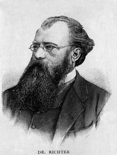 Hans Richter (1843 - 1916) német karmester portréja. alkotó: Unknown artist