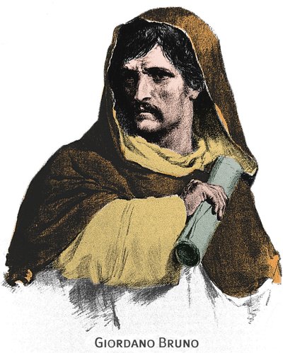 Giordano Bruno (1548-1600) portréja. alkotó: Unknown artist