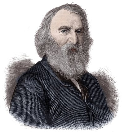 Henry Longfellow amerikai költő és oktató portréja alkotó: Unknown artist