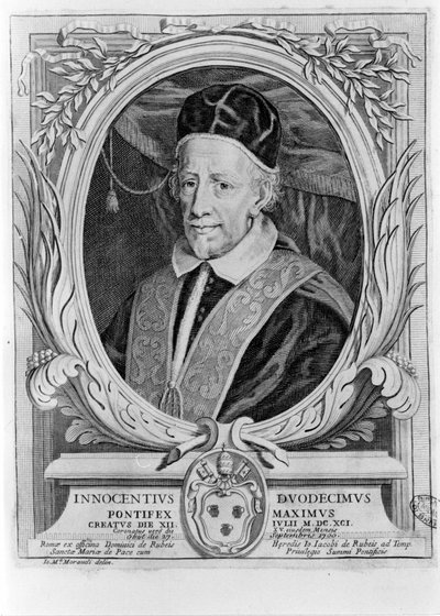 XII. Innocentus (1615-1700) portréja. alkotó: Unknown artist
