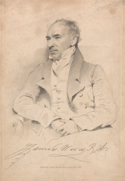 James Ward portréja, R. A. alkotó: Unknown artist