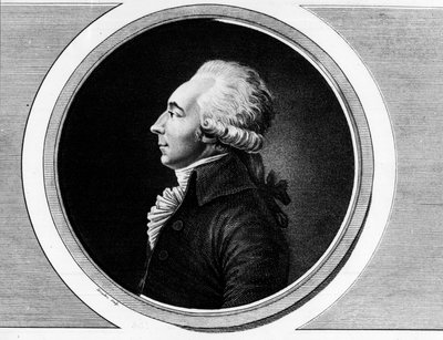 Jean Baptiste Anacharsis Clootz portréja (Jean-Baptiste alkotó: Unknown artist