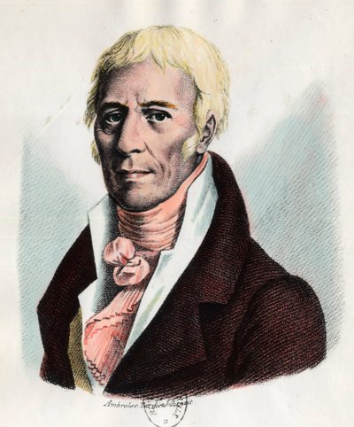 Jean Baptiste Lamarck (1744-1829) francia természettudós portréja. századi metszet. Magángyűjtemény. alkotó: Unknown artist