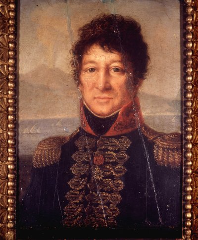 Joachim Murat (1767 - 1815) portréja. Névtelen festmény 19. század eleje. Museo Napoleonico Rómában alkotó: Unknown artist