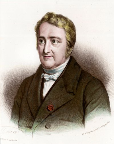 Joseph Pelletier (1788-1842) francia kémikus portréja. századi metszet. Magángyűjtemény. alkotó: Unknown artist