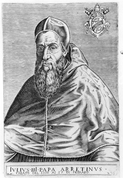 III. Jules (1487-1555) portréja. alkotó: Unknown artist
