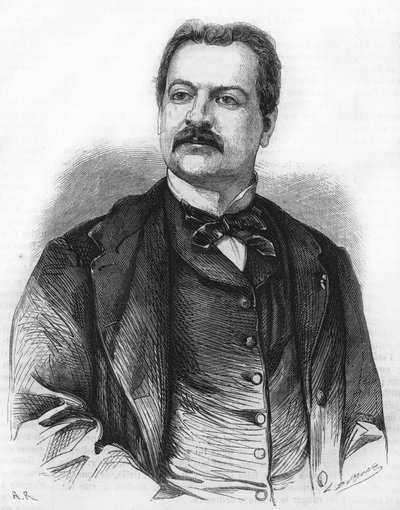 Lambert Thiboust portréja. Dráma szerző. 1826-1867. alkotó: Unknown artist