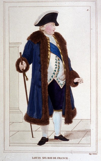 XVI. Lajos portréja (1754 - 1793) 1830-as metszet alkotó: Unknown artist