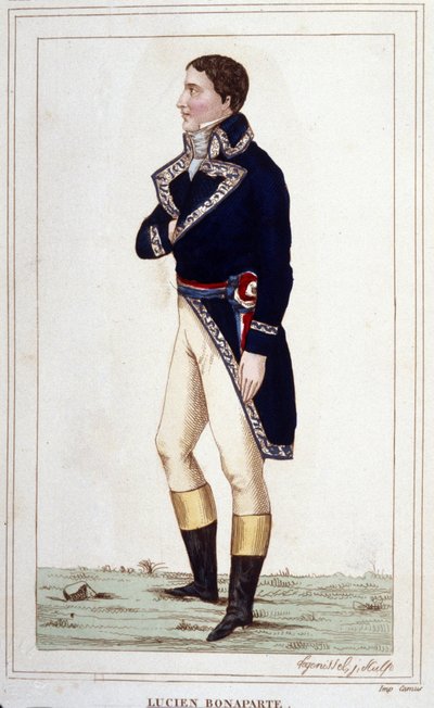 Lucien Bonaparte portréja (1775-1840) 1830-as metszet alkotó: Unknown artist