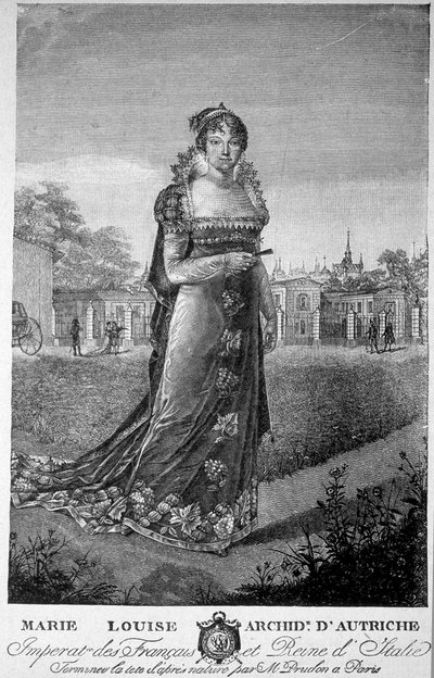 Marie Louise osztrák főhercegnő, I. Napóleon feleségének portréja. alkotó: Unknown artist