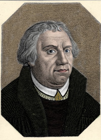 Luther Márton (1483-1546) német vallásújító portréja. alkotó: Unknown artist