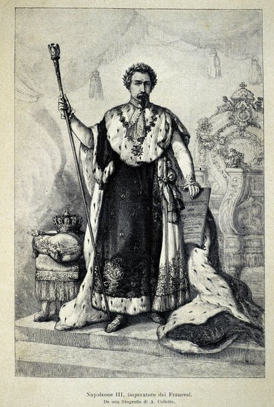 III. Napóleon császár portréja alkotó: Unknown artist