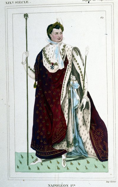 I. Napóleon (1769-1821) portréja császári jelmezben. alkotó: Unknown artist