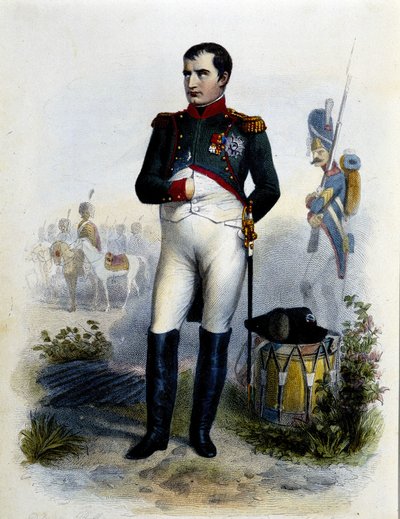 Ier Napóleon portréja.19. századi metszet. alkotó: Unknown artist