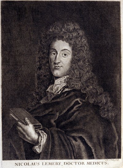 Nicolas Lemery (1645-1715) francia patikus és vegyész portréja. alkotó: Unknown artist